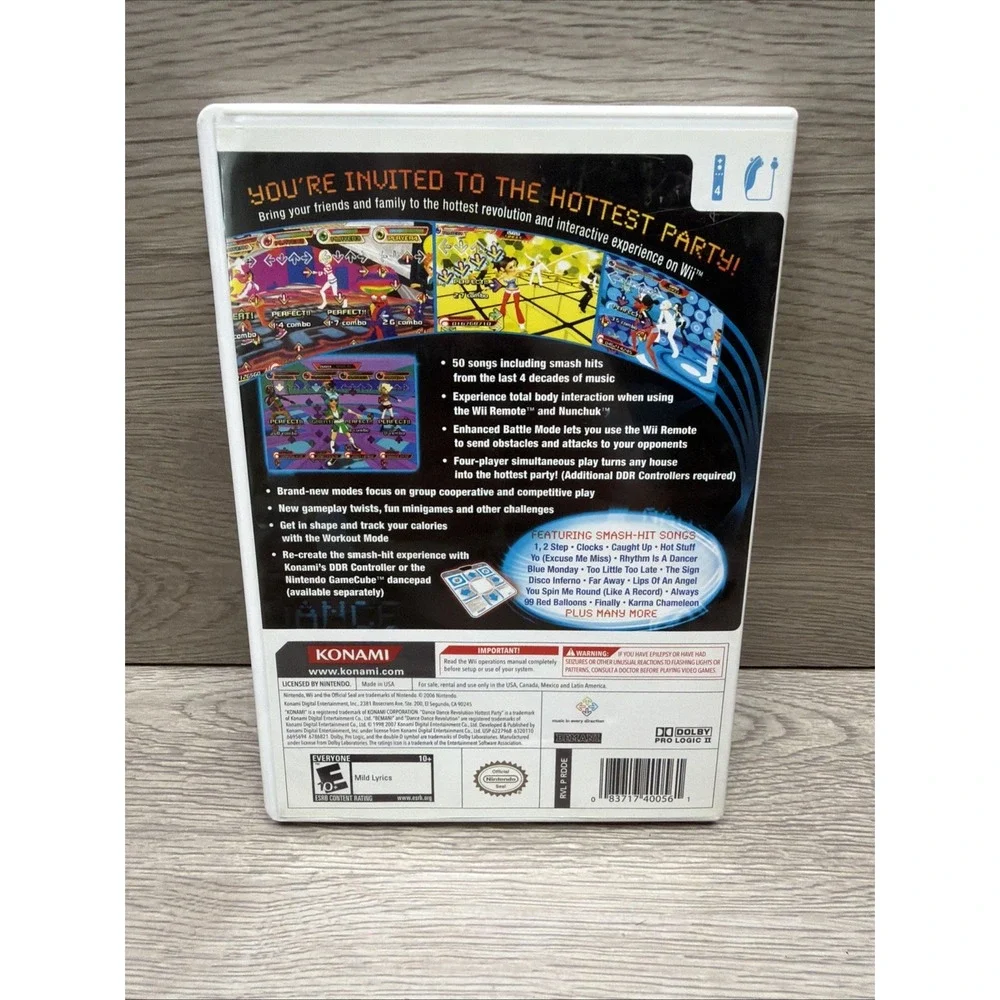 Nintendo Wii Game Lot Of 8. Complete/ W Manuals - Tested. Game Party,Pool,Dance.